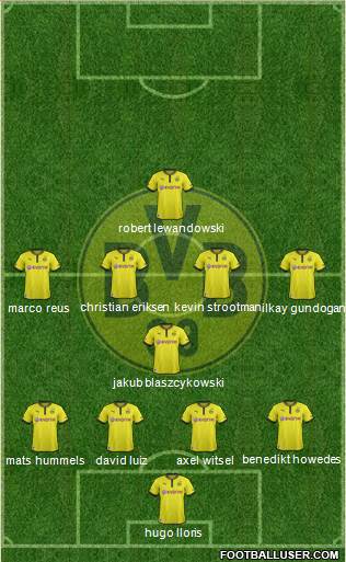 Borussia Dortmund Formation 2013