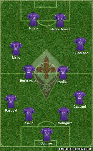 Fiorentina Formation 2013