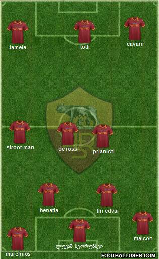 AS Roma Formation 2013
