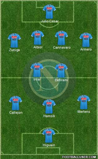 Napoli Formation 2013