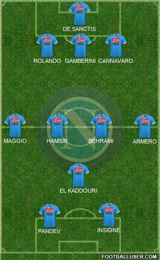 Napoli Formation 2013