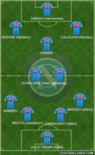 Napoli Formation 2013