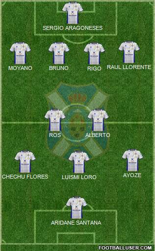 C.D. Tenerife S.A.D. Formation 2013