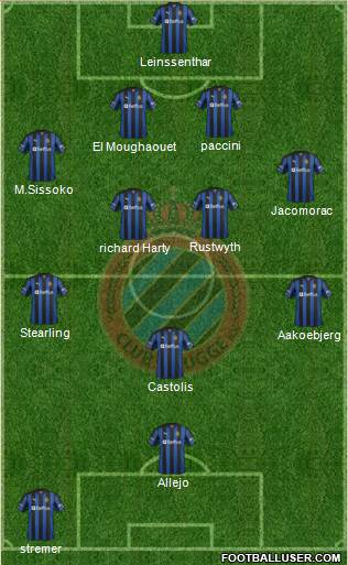 Club Brugge KV Formation 2013