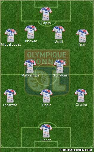 Olympique Lyonnais Formation 2013