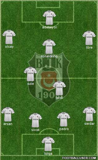 Besiktas JK Formation 2013