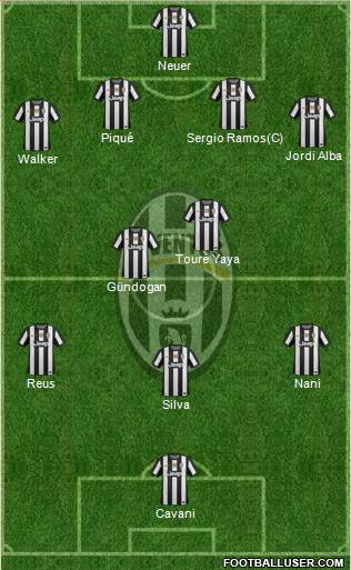 Juventus Formation 2013