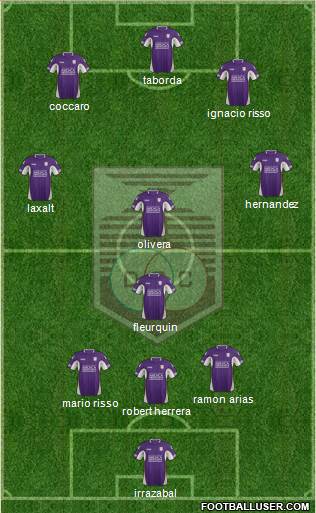 Defensor Sporting Club Formation 2013