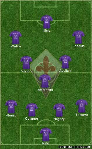Fiorentina Formation 2013
