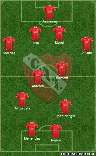 Independiente Formation 2013