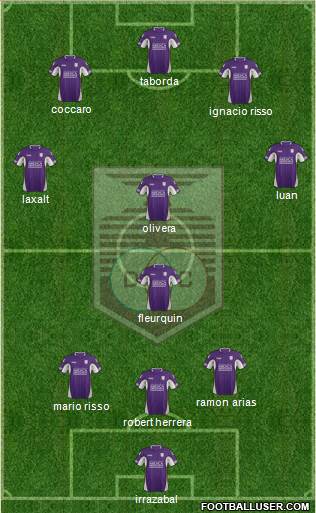 Defensor Sporting Club Formation 2013
