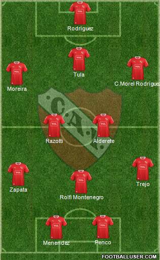 Independiente Formation 2013