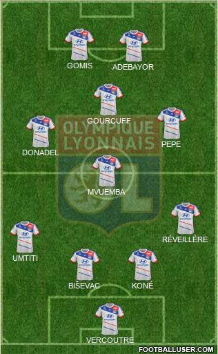 Olympique Lyonnais Formation 2013