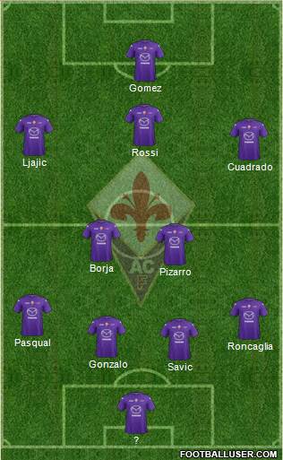 Fiorentina Formation 2013