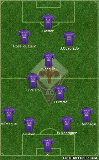 Fiorentina Formation 2013