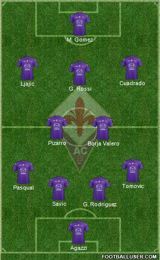 Fiorentina Formation 2013