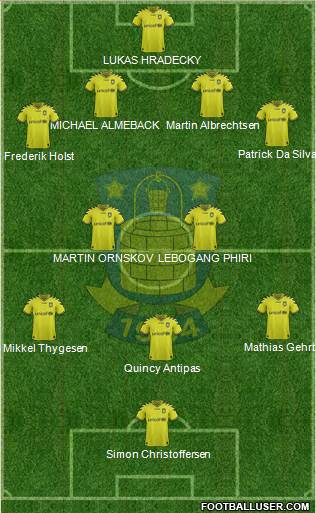 Brøndbyernes Idrætsforening Formation 2013