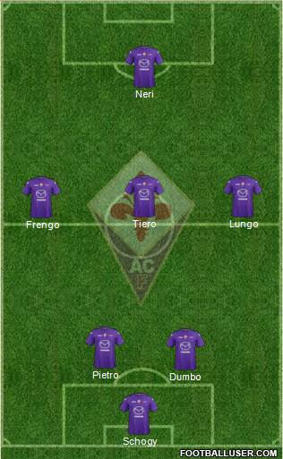 Fiorentina Formation 2013