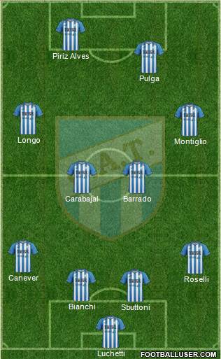 Atlético Tucumán Formation 2013