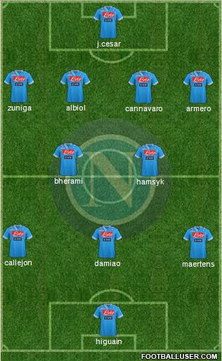 Napoli Formation 2013