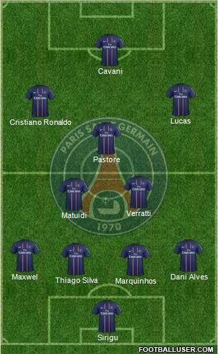 Paris Saint-Germain Formation 2013