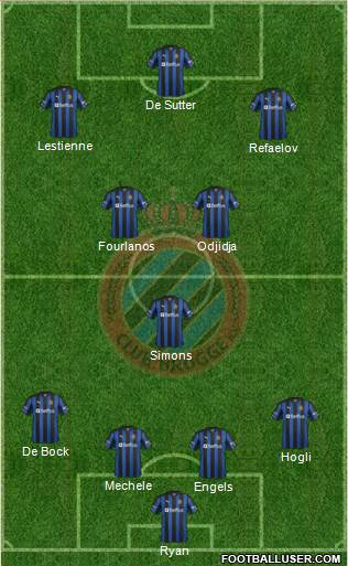 Club Brugge KV Formation 2013
