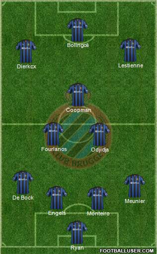 Club Brugge KV Formation 2013