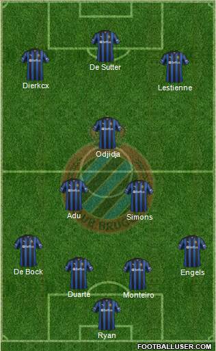 Club Brugge KV Formation 2013