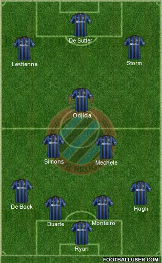 Club Brugge KV Formation 2013