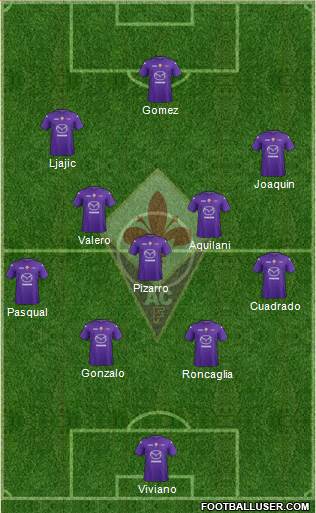 Fiorentina Formation 2013