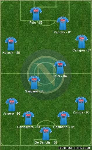 Napoli Formation 2013