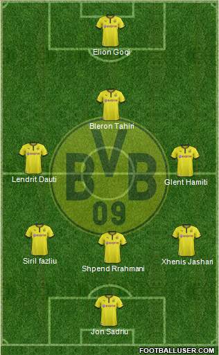 Borussia Dortmund Formation 2013