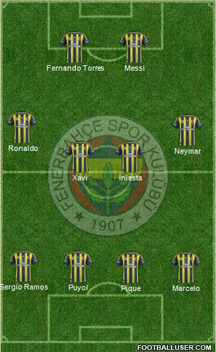 Fenerbahçe SK Formation 2013