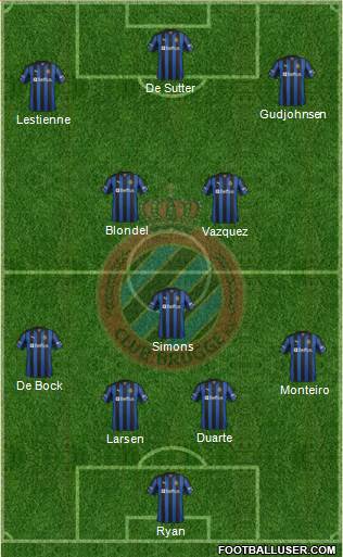 Club Brugge KV Formation 2013