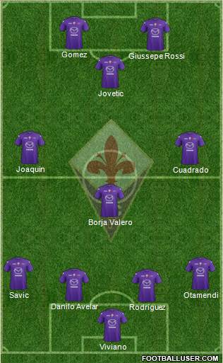 Fiorentina Formation 2013