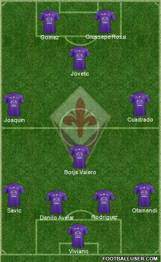 Fiorentina Formation 2013