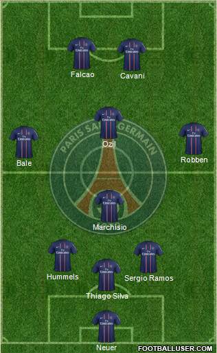 Paris Saint-Germain Formation 2013