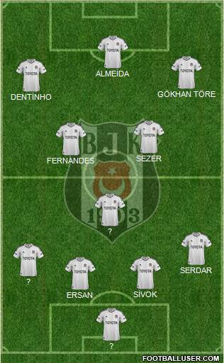 Besiktas JK Formation 2013