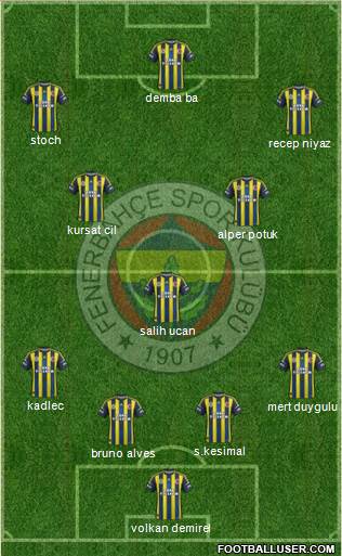 Fenerbahçe SK Formation 2013