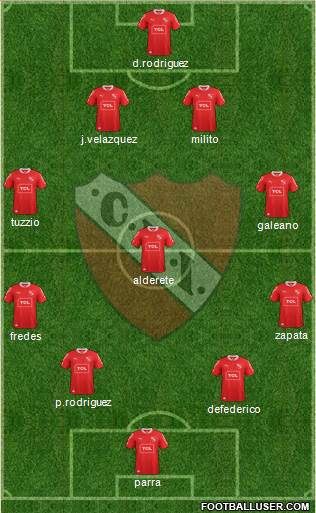 Independiente Formation 2013