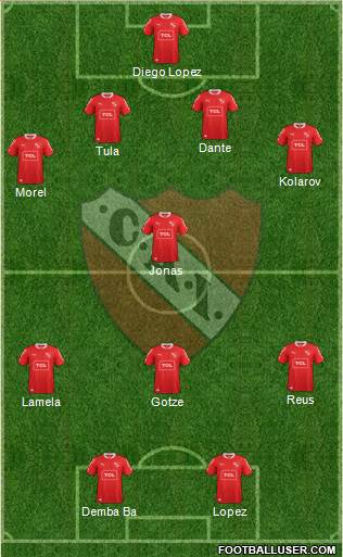 Independiente Formation 2013