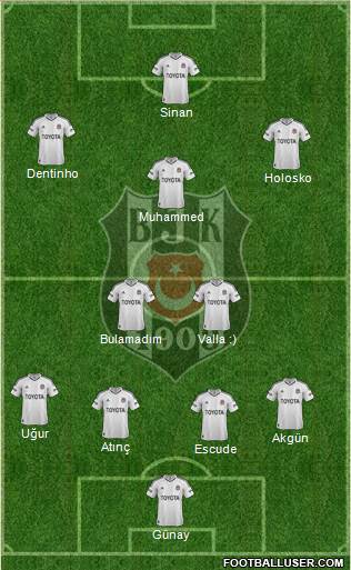 Besiktas JK Formation 2013