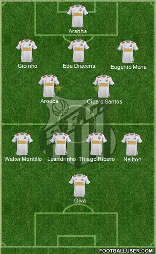 Santos FC Formation 2013