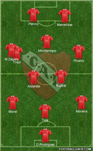 Independiente Formation 2013