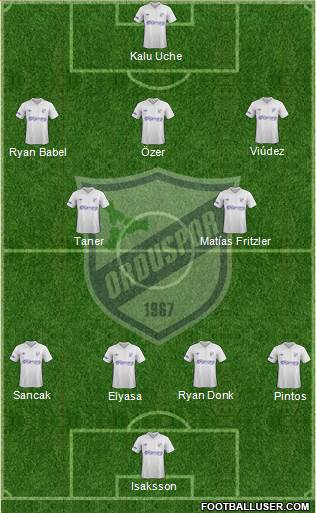 Orduspor Formation 2013
