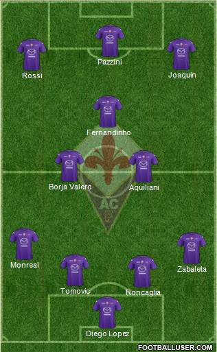 Fiorentina Formation 2013
