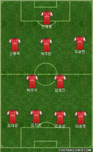 Arsenal Formation 2013