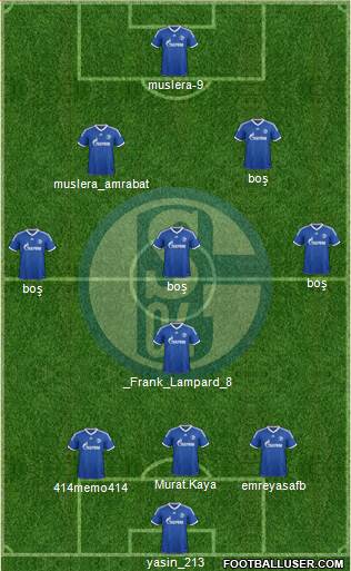 FC Schalke 04 Formation 2013