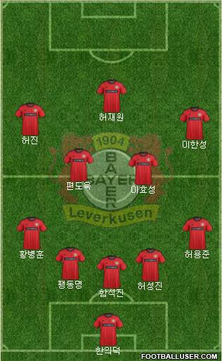 Bayer 04 Leverkusen Formation 2013