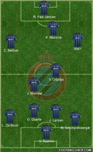 Club Brugge KV Formation 2013